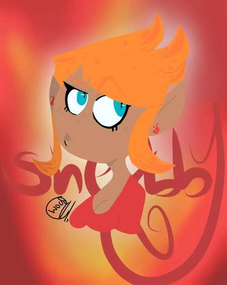 Bust with flat colors (2021)