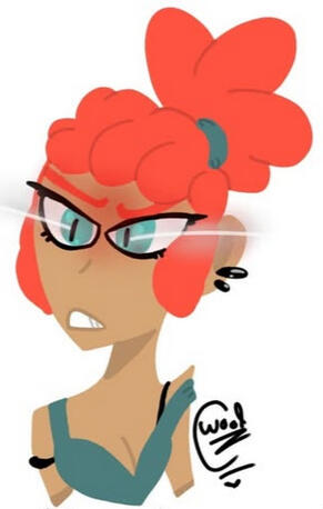 Bust with flat colors (2021)