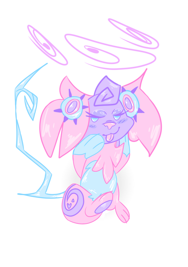 Flat color character design