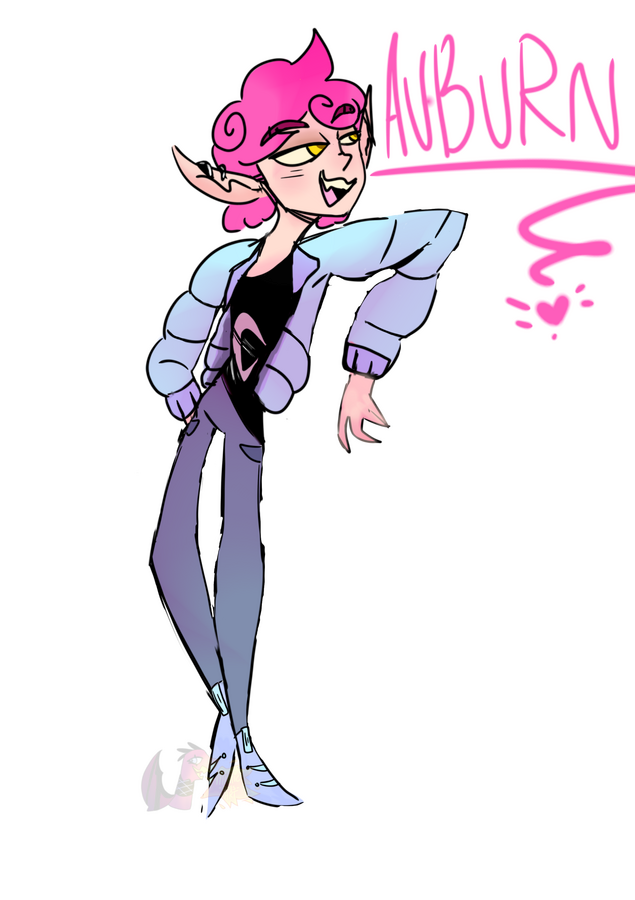 Colored sketch character design