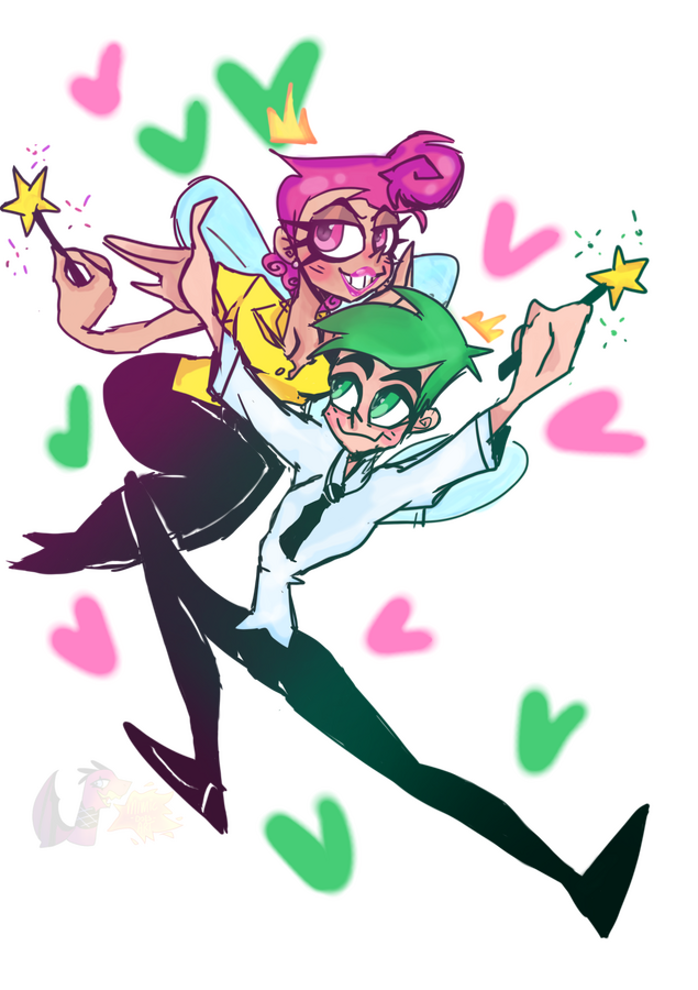 Rendered fanart illustration