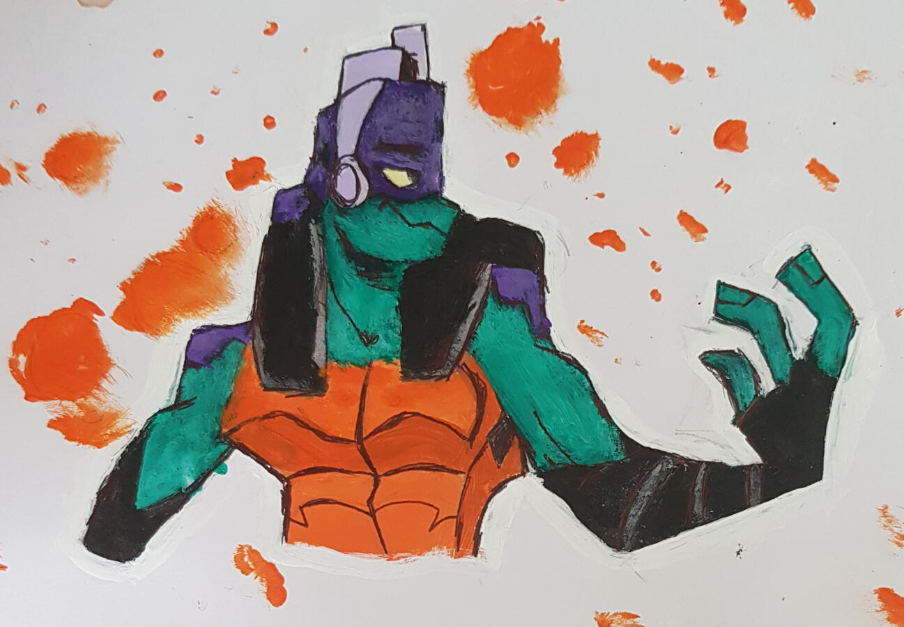 Paint & pen fanart illustration