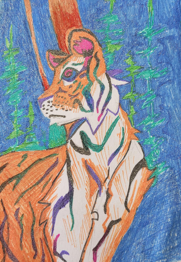 Gel pen illustration