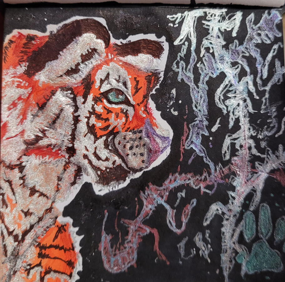 Gel pen & marker illustration