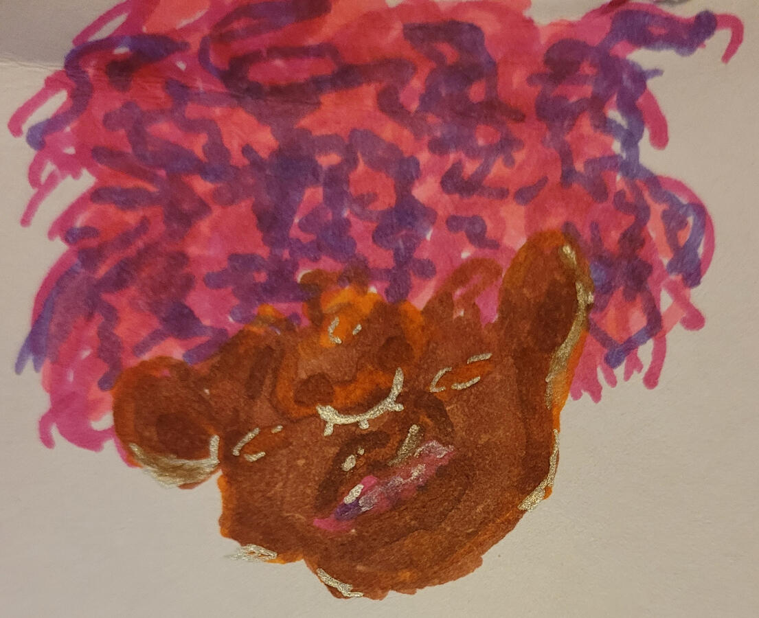 Gel pen & marker sketch